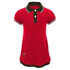 Outerstuff NFL Toddler Tampa Bay Buccaneers Mock Layered Polo Dress
