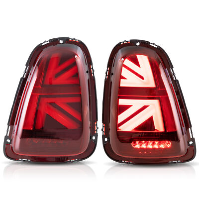 VLAND LED Rücklicht Rot Union Jack Für 2007-13 Mini Cooper Mini R56 R57 R58 R59