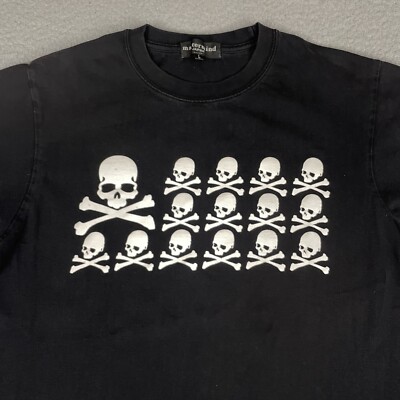 Mastermind T Shirt Adult Large Black Japan Flag Skulls MMJ Mastermind T Shirt Adult Large Black Japan Flag Skulls MMJ