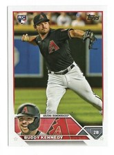 2023 Topps 135 Buddy Kennedy RC Rookie Arizona Diamondbacks Card