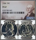 1964 Silver 25c Proof Washington Quarter NGC PF 67 Gem Unc Coin