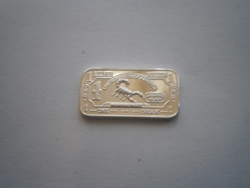 1g Silver "SCORPION" Bar - 1 Gram .999 Silver Bullion Bar USA - FREE POST