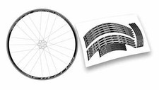 Kit completo adesivi cerchi bici da corsa fulcrum racing zero colore personalizz