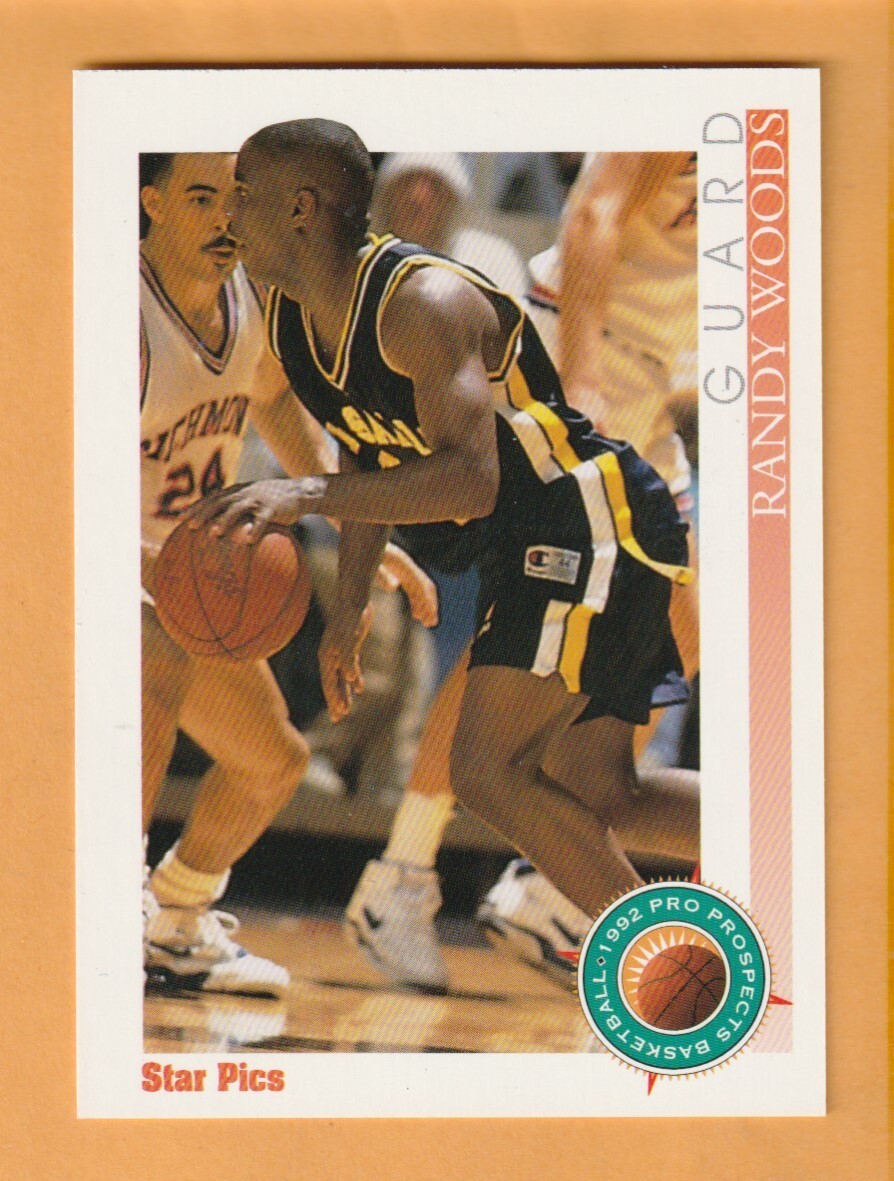 Randy Woods LaSalle Explorers 1992 Star Pics #54