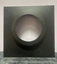 Round Ceiling Support/Wall Thimble Cover 14.5in x 14.5 in, 8in diameter, 2.5in H