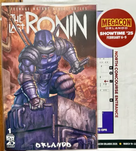 TMNT: The Last Ronin #1, Sajad Shah, Orlando MegaCon 2025 Edition, Cover RE, IDW
