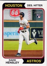 2023 Topps Heritage #308 David Hensley RC Houston Astros