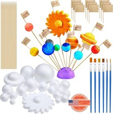 Kit de proyecto de sistema solar de 56 piezas Modelo de sistema solar Incluye 20