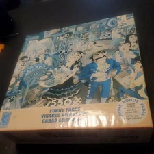 Ceaco Puzzle ~ FUNNY FACES ~ 550 Piece Puzzle w/Bonus Puzzle Poster [#17]