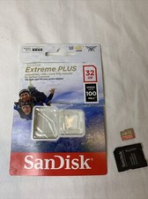 SanDisk Extreme Plus 32 GB MicroSDXC UHS-1 Card with Adapter