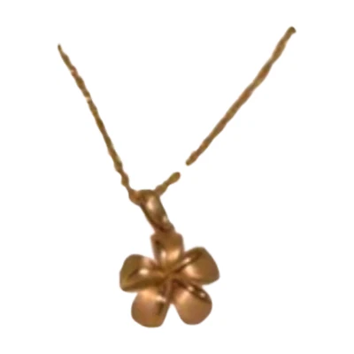 NA HOKU ゴールド フラワーモチーフ ネックレス　14K Na Hoku Necklace Hawaiian Jewelry K14 Rose Gold Women With