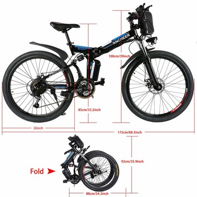 ancheer electric bike 350w