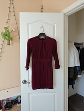 women's elegant dress.side zipper，Size M