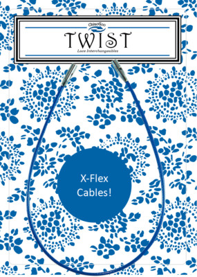 ChiaoGoo TWIST X-Flex Blue - [S] Small Interchangeable Cables - For US-2 (2.75 m