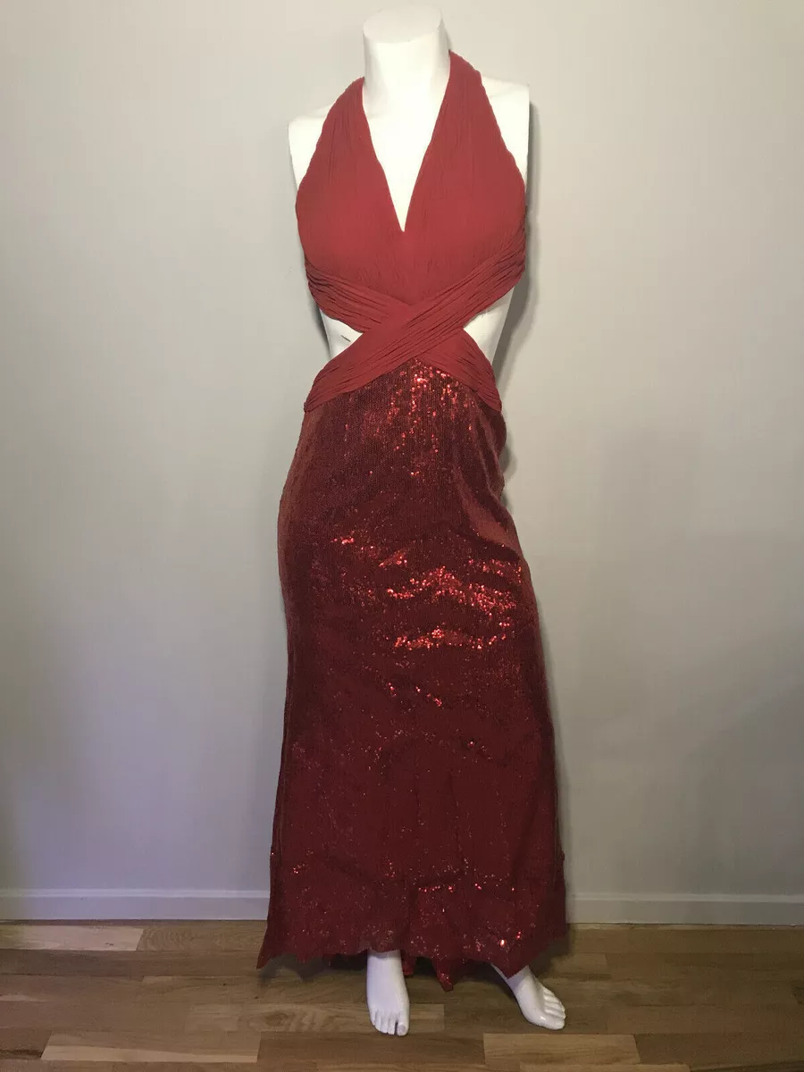 Scala red deals sequin dress