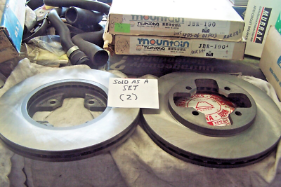 BRAKE ROTOR FRONT SET(2) FITS NISSAN 300ZX BASE & 2+2 1984-86