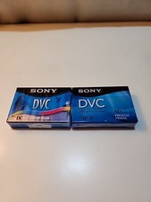 Lot of 2 SONY Mini DV Digital Video Cassette Tapes DVC 60 min Premium NEW SEALED