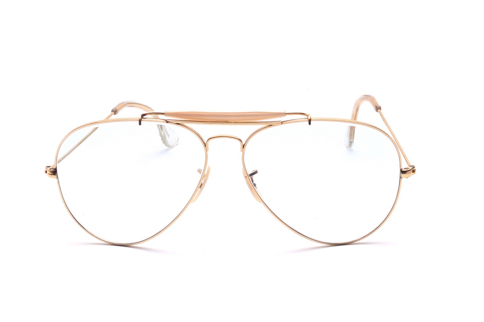 Винтажный авиатор Ray Ban B-L USA Pilotbrille Gold Fliegerbrille Doppelsteg L1