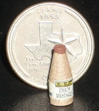 Dollhouse Miniature Dijon Mustard Condiment Restaurant 1:12 Kitchen Meal 