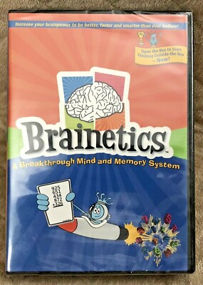 Brainetics A Breakthrough Mind and Memory System 2008 5 DVD Set Brand New Sealed