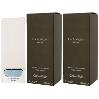Calvin Klein Contradiction Men  2 x 100 ml Eau de Toilette EDT Set