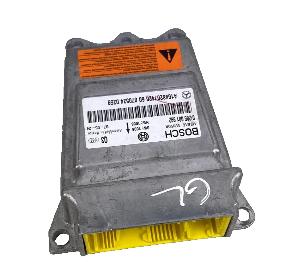 Mercedes Benz ML W164 SRS Safety Crash Impact Control Module 