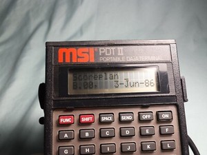 MSI PDT II Portable Data Terminal & PDT-DC Direct Connect Base