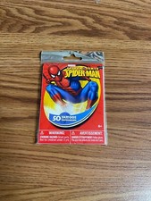 50 Savvi Spider Man Temporary Tattoo Assorted Tattoos NEW Sealed
