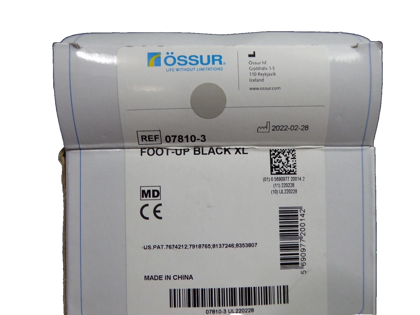 Össur Poliéster aparatos ortopédicos, aparatos ortopédicos y mangas Ortopédica