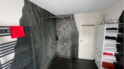 Schieferfurnier Echtstein Wandverkleidung Boden Decke Wand Dusche Küche TV  2x1M