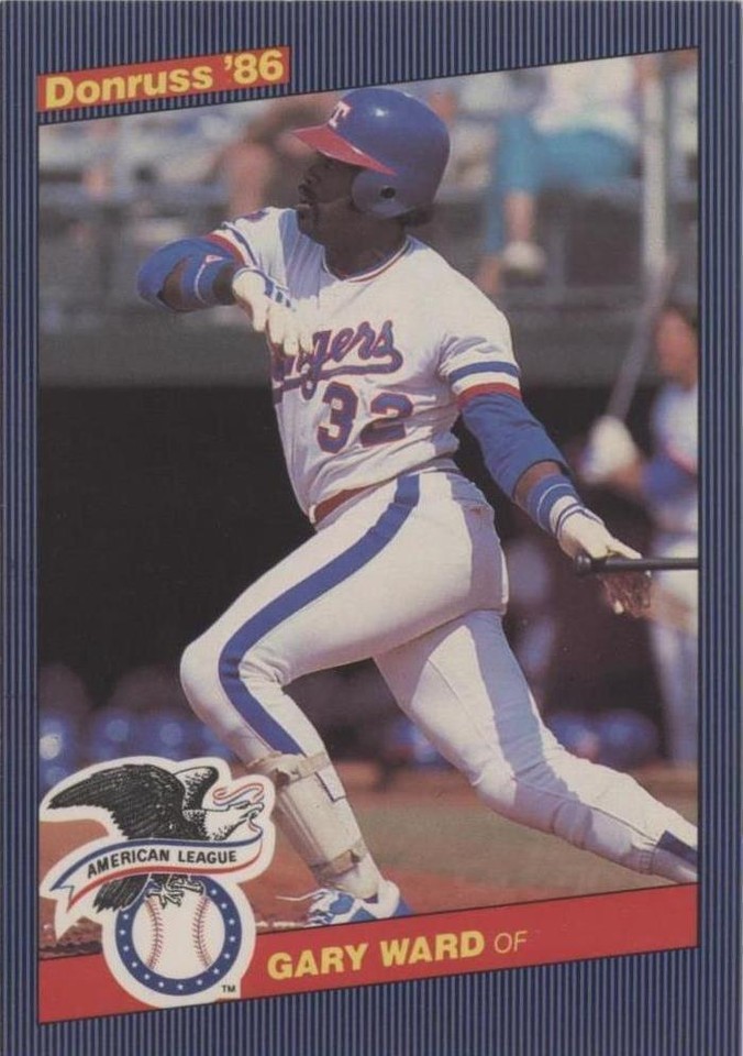 1986 Donruss All-Stars - Gary Ward #51 - 1 of 1