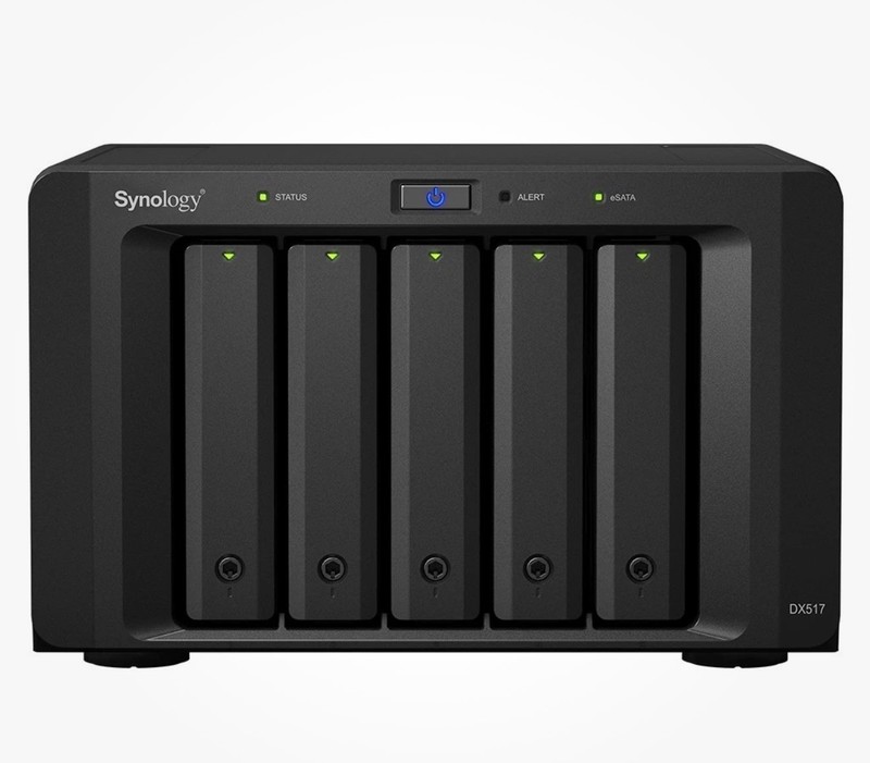 Synology DX517 disk array Desktop Black