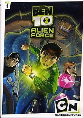 BEN 10 ALIEN FORCE: VOL. 1 (DVD, 2008, FULLSCREEN) ACTION ADVENTURE