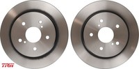 2X Bremsscheibe TRW DF6173 2 Bremsscheiben Hinterachse Hinten FüR Suzuki