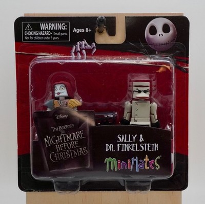 The Nightmare Before Christmas Sally & Dr. Finkelstein Minimates NEW