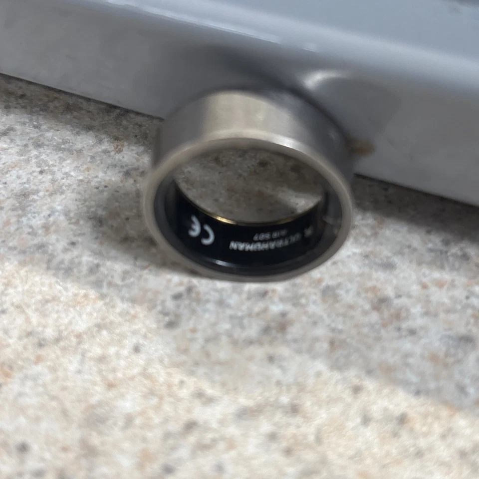 Ultra Human Ring Titanium Size 7 Stainless Steel with charger - Image 2 of 4