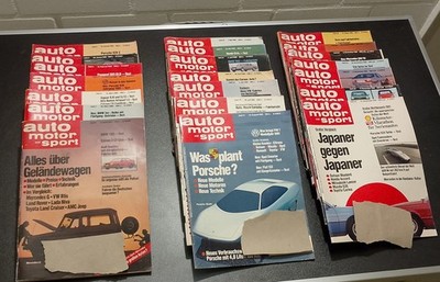AMS, Auto Motor und Sport Konvolut 1980, 21 Hefte