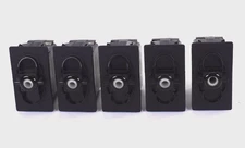 5 PC Carlings Technologies V1D1 Rocker Switch 20A 12V 2 Prong / No Light