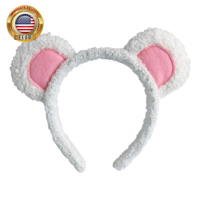 Bear Ears Headband, Cute Animal Ears Headband, Makeup Face Washing Headbands, Pl