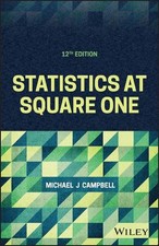 Statistics at Square One by Michael J. Campbell (English) Paperback Book