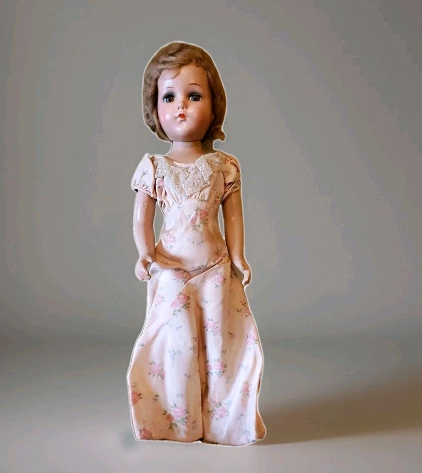 Muñeca de composición Arranbee R&B 1930 Nancy Lee 18", RARA de colección Foto 3 de 4