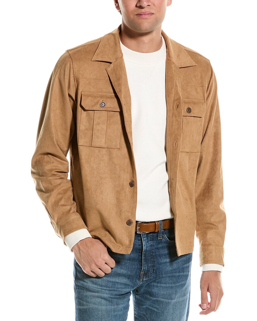 Тканая рубашка Hugo Boss Esedro мужская коричневая M 10990₽