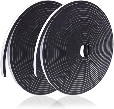 Foam Tape Single Sided Weather Stripping Adhesive Seal 1/4x1/8 32.8FT Door Frame