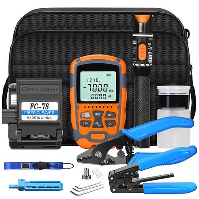 Fiber Termination Kit FTTH cold connection Tool Kits with OPM with RJ45 Netwo...