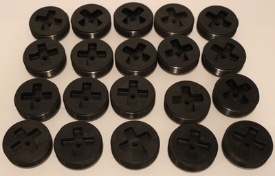 #ad Sioux Chief 879 020 2quot; Black ABS Countersunk Plugs Lot of 20 $29.99