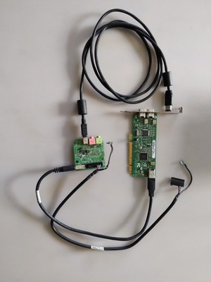 Vintage SMART 3-Port Firewire PCI Card, Sound Card And Cables