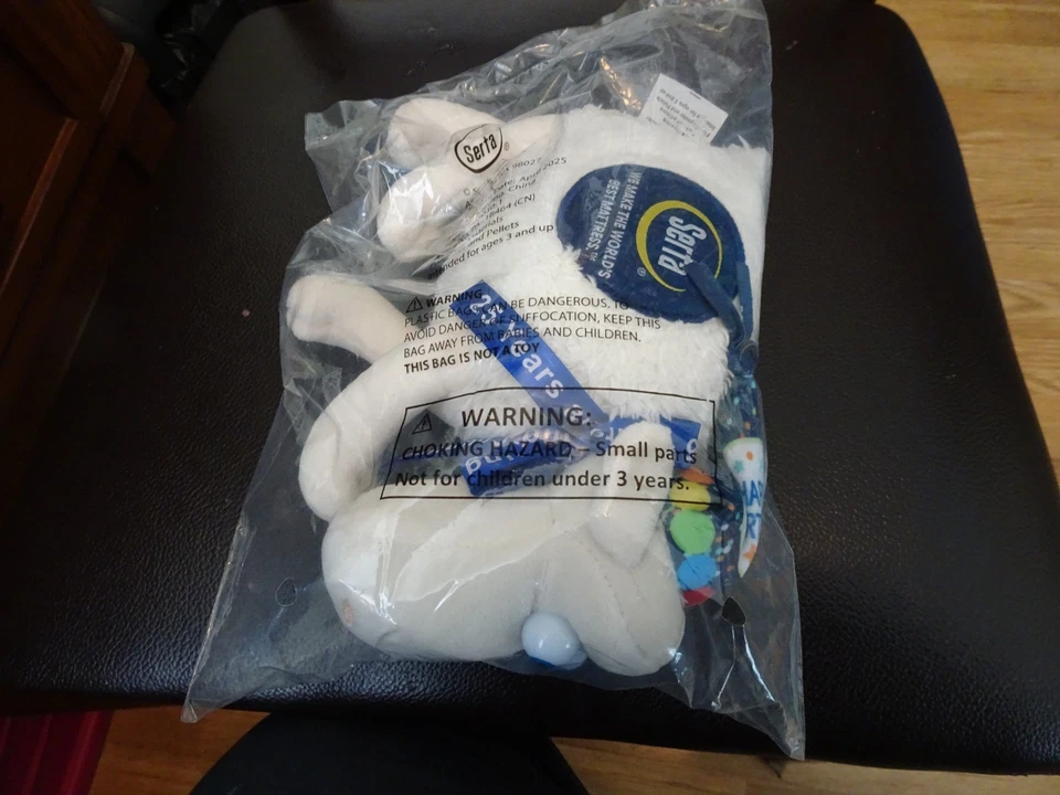 Peluche coleccionable Serta cumpleaños oveja 25 aniversario (sellado en bolsa original) Foto 2 de 4