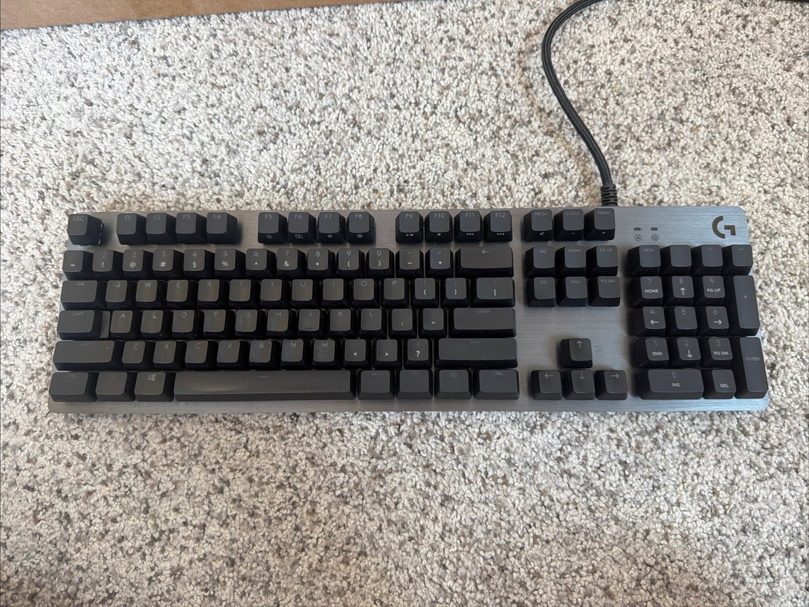 Logitech G513 Carbon Wired Gaming RGB Keyboard - Black
