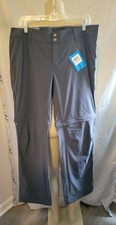 Columbia Cargo Pants Women 16 Gray Saturday Trail Convertible Hiking Outdoor NEW