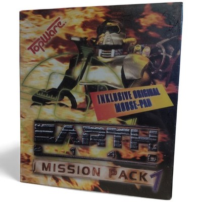 Earth 2140 Mission Pack 1 PC CD-ROM Add-on inkl. Original Mousepad OVP TopWare!!